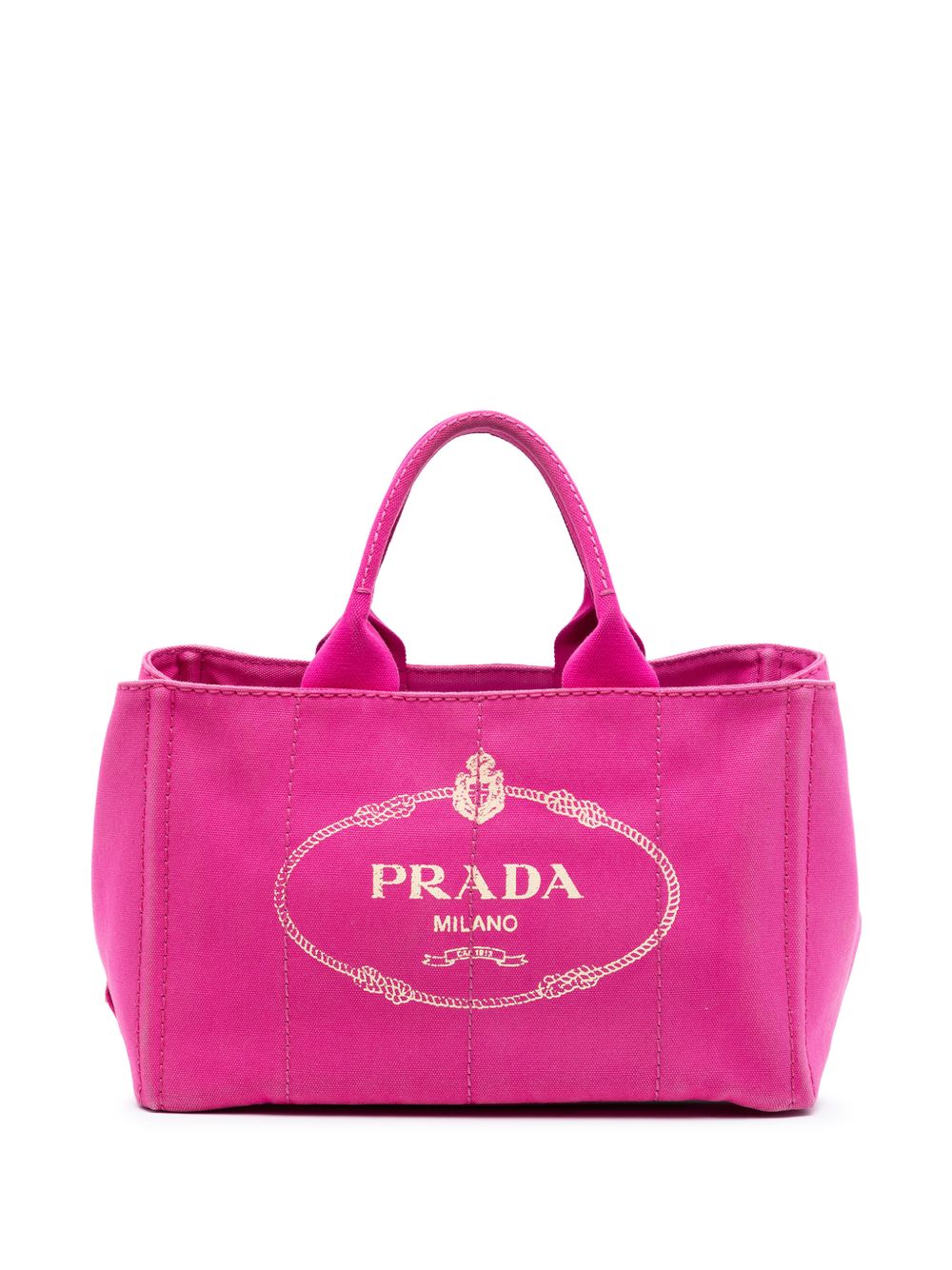 Prada 2013-2025 Canvas Canapa Logo satchel