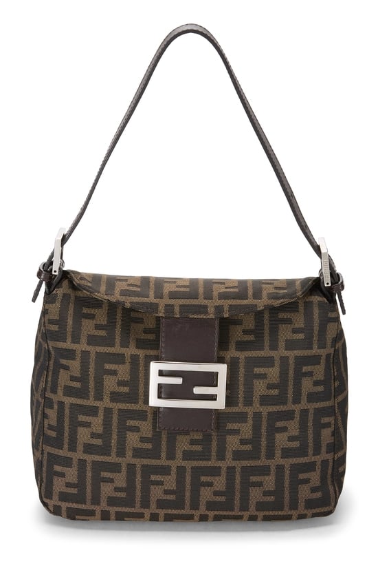 Fendi Brown Zucca Shoulder Bag