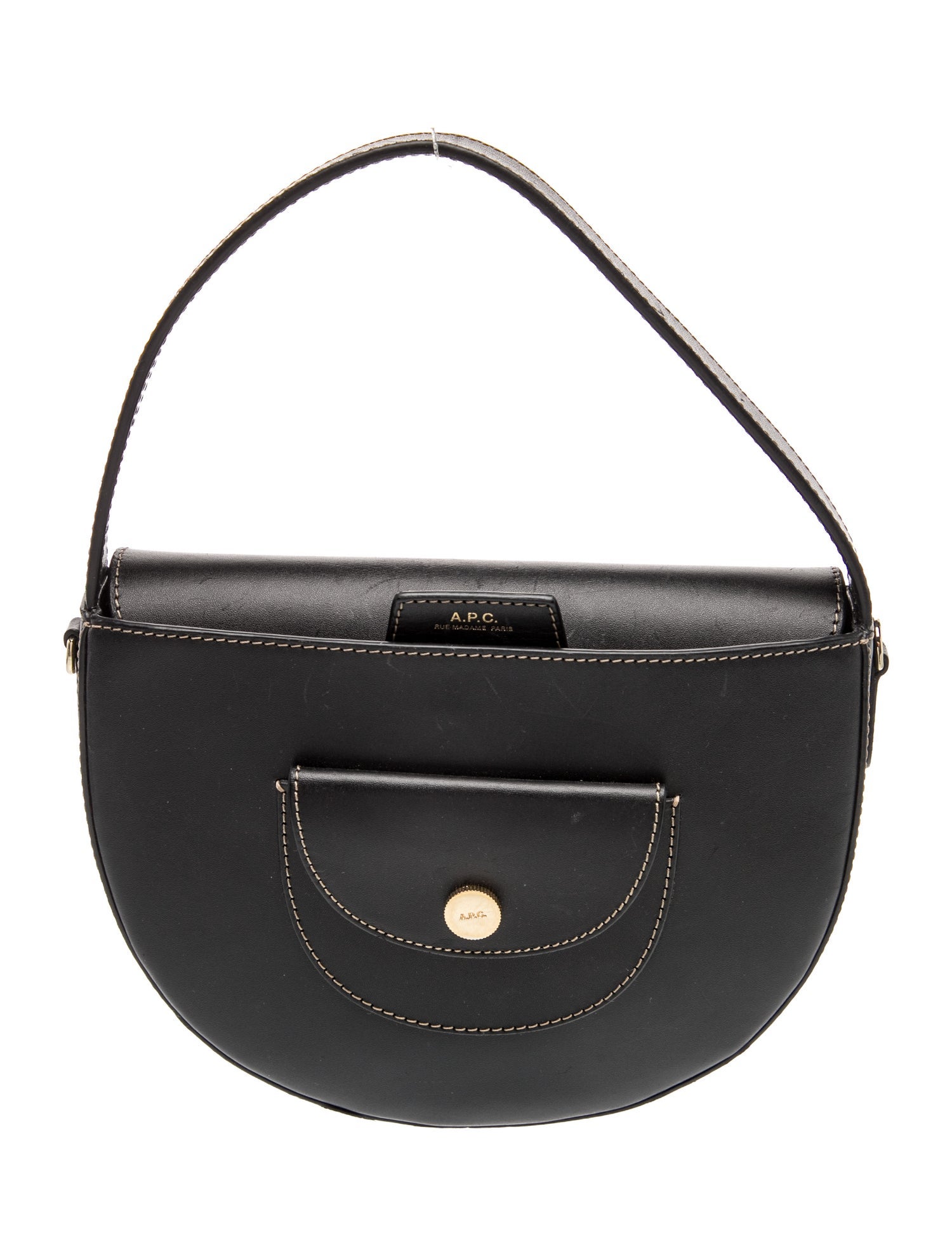 Leather Top Handle Bag