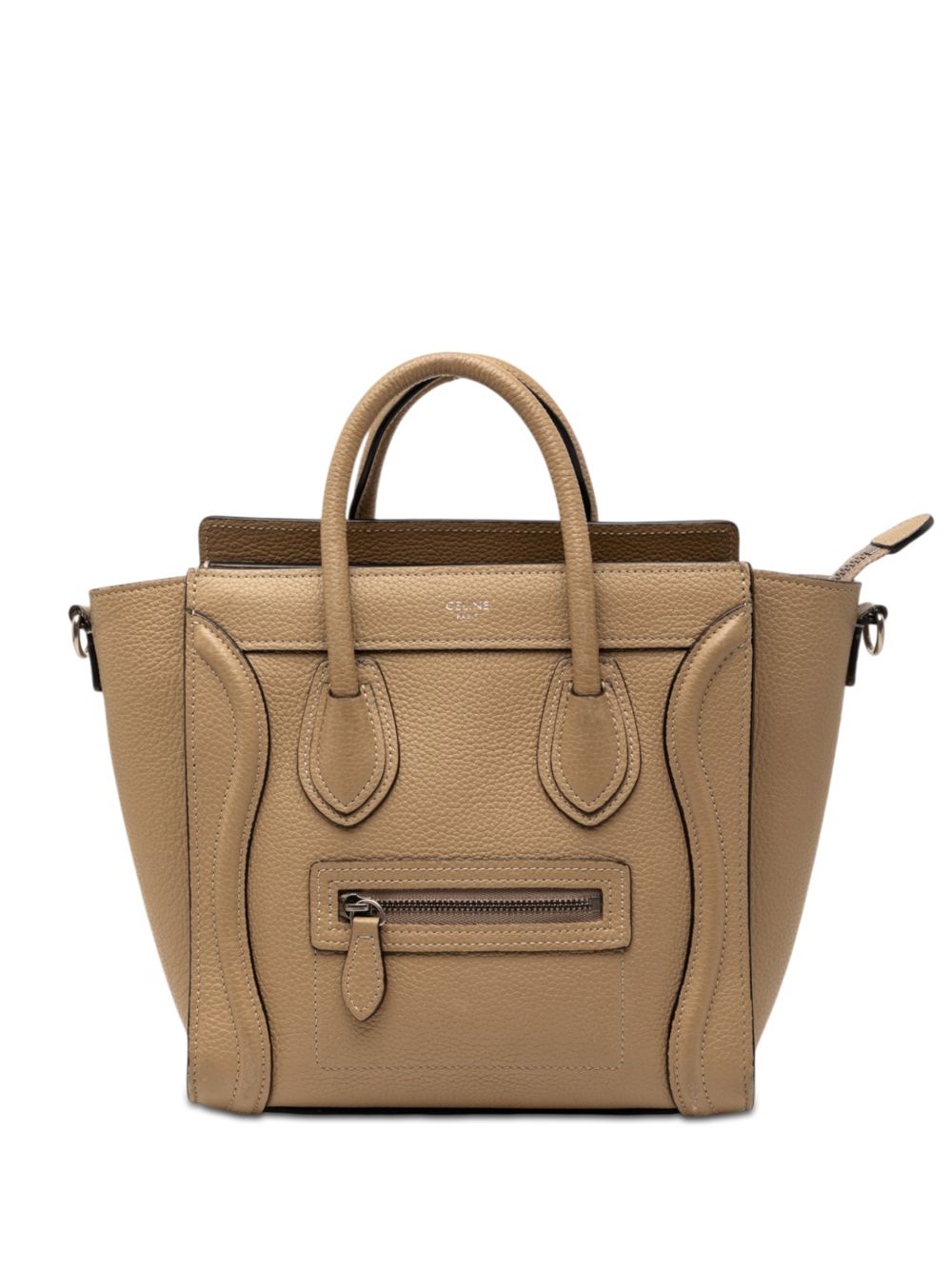 2019 Nano Leather Luggage Tote satchel