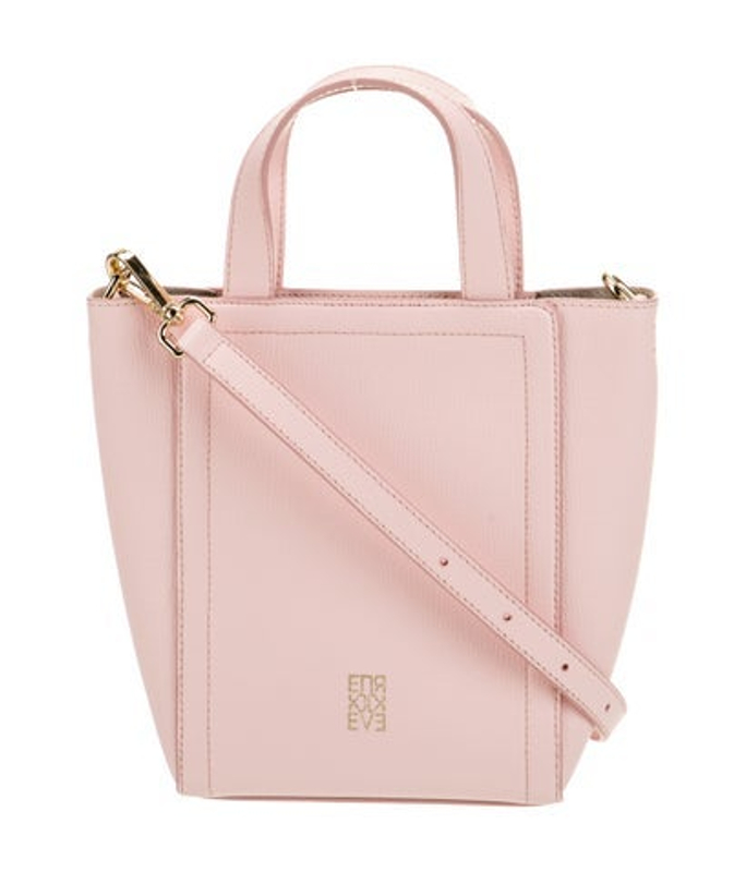 Senreve Embossed Leather Top Handle Bag