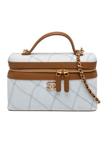 2026 Coco Beach Denim Slim Vanity Case  w/Tags