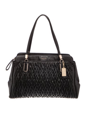 Leather Top Handle Bag