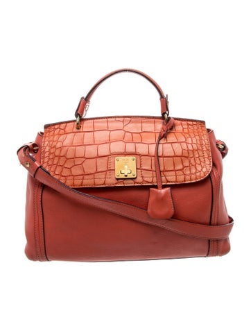 Leather Top Handle Bag