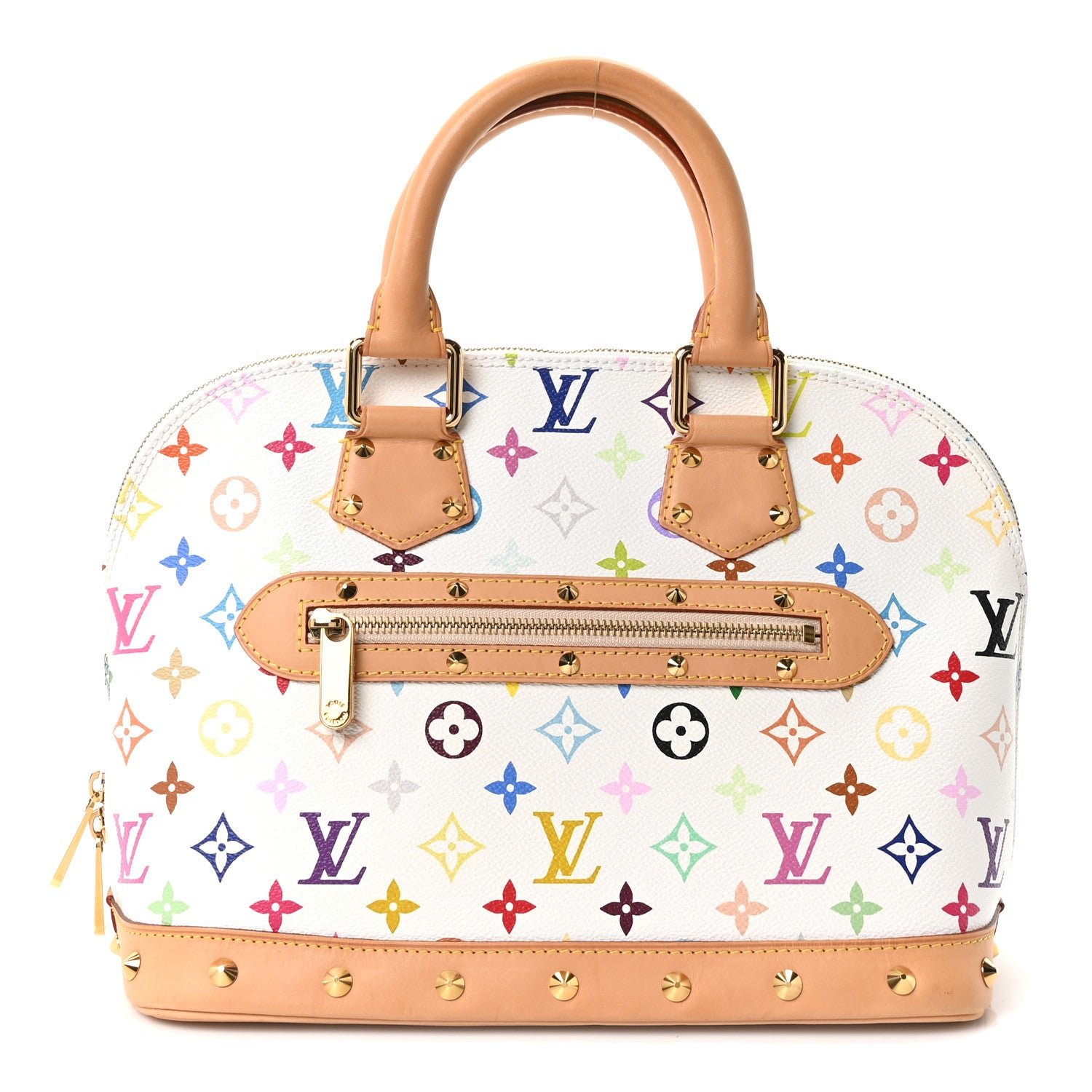 Louis Vuitton Monogram Multicolor Alma White