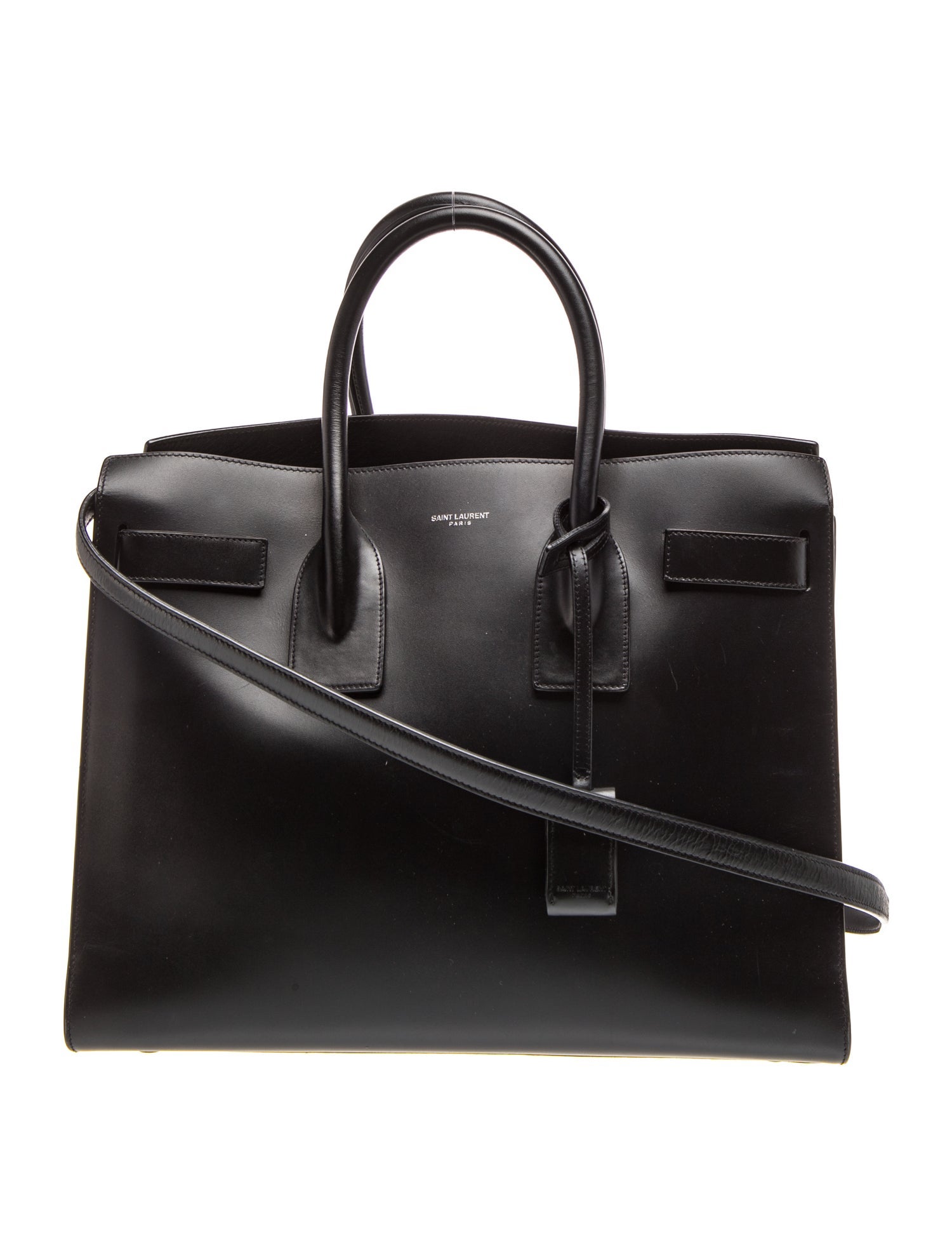 Saint Laurent Leather Sac De Jour