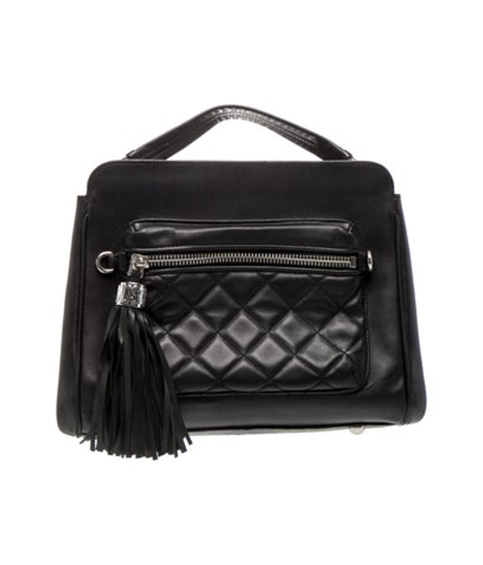 Moschino Leather Top Handle Bag