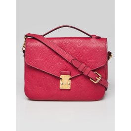 Louis Vuitton Freesia Monogram Empreinte Leather Pochette Metis Bag