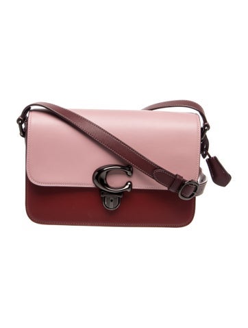 Leather Studio Shoulder Bag in Colorblock Leather MM