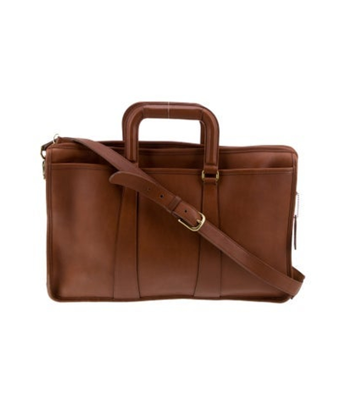 Coach Leather Top Handle Bag