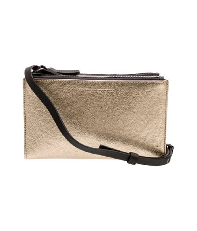Brunello Cucinelli Cucinelli Leather Clutch W Tags
