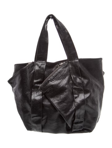 Leather Top Handle Bag
