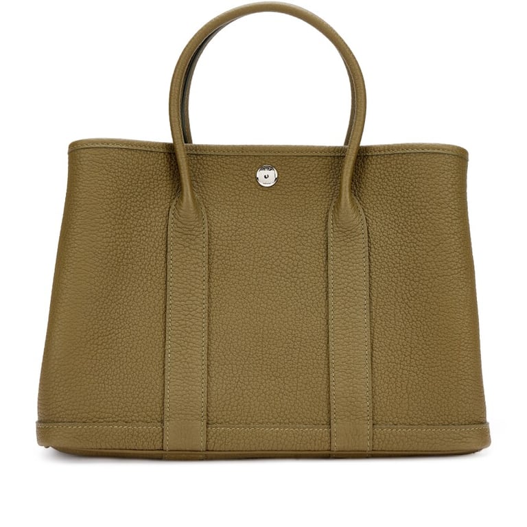 Hermes Vert Veronese Negonda Garden Party 30 TPM Palladium Hardware, 2020