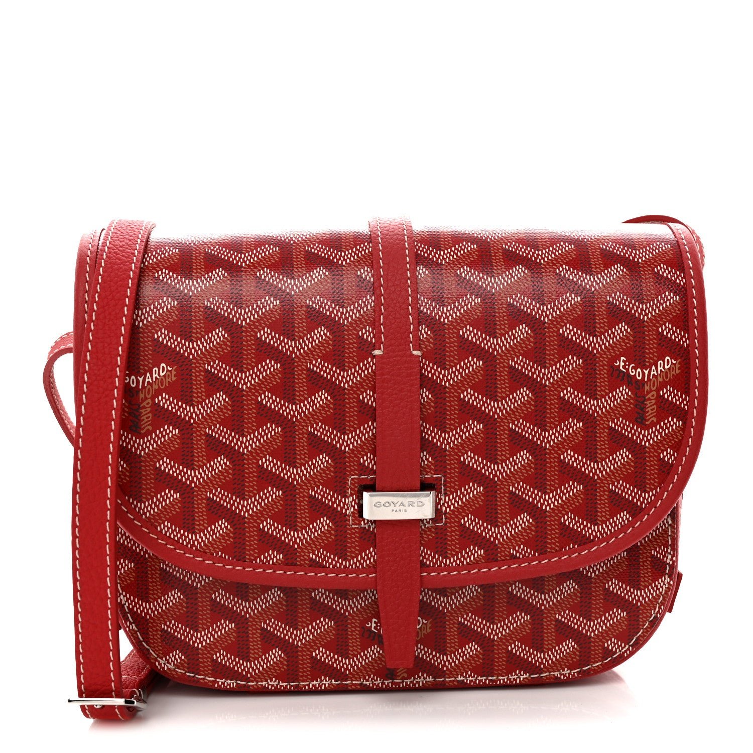 Goyard Goyard Goyardine Belvedere II PM Messenger Bag Red
