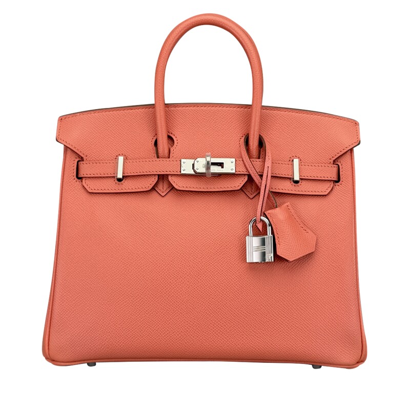 Crevette Epsom Birkin 25 Palladium Hardware, 2014
