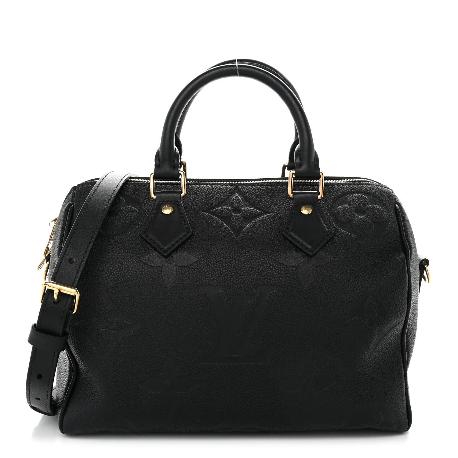 Louis Vuitton Empreinte Monogram Giant Speedy Bandouliere 25 Black