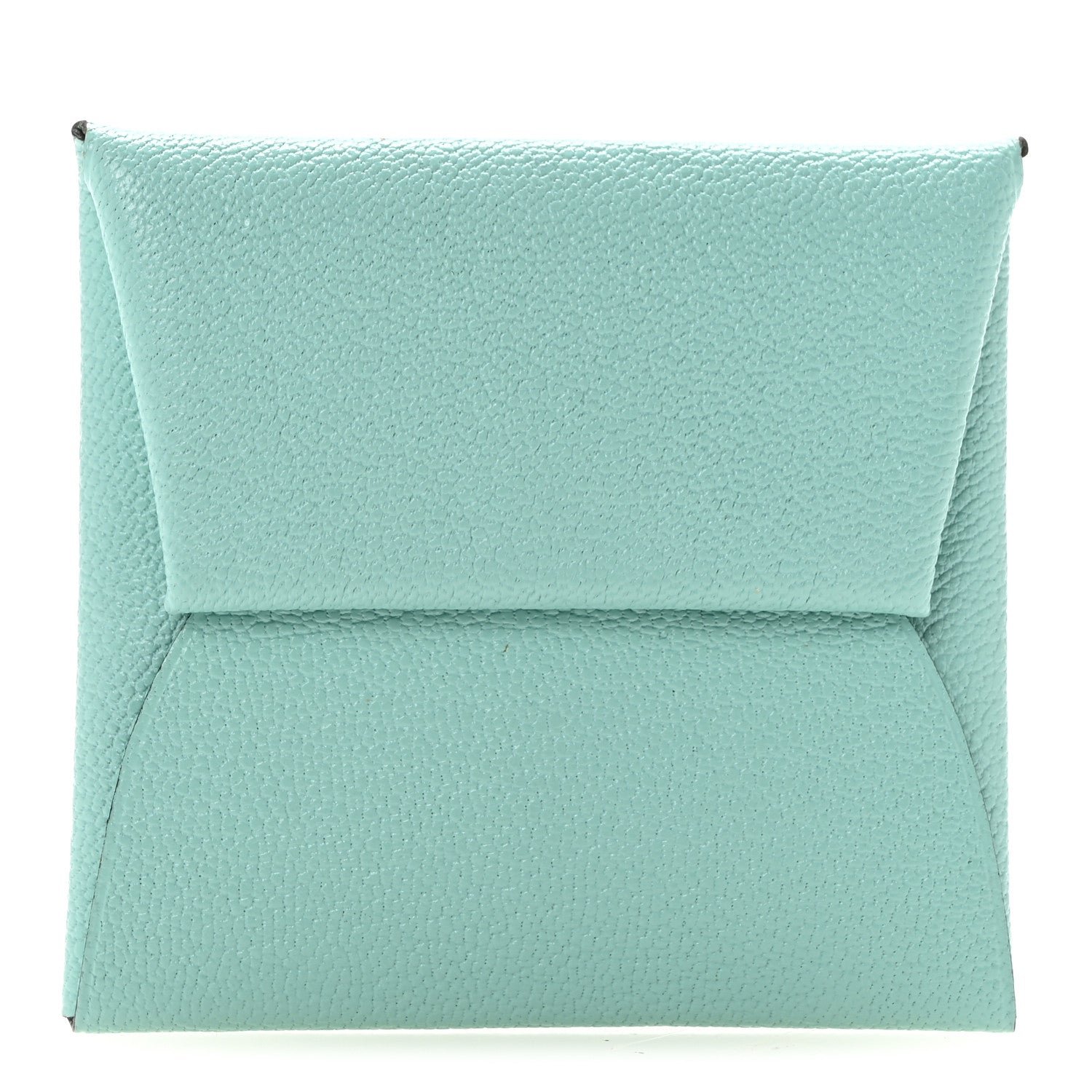 Hermes Chevre Mysore Bastia Coin Purse Aqua