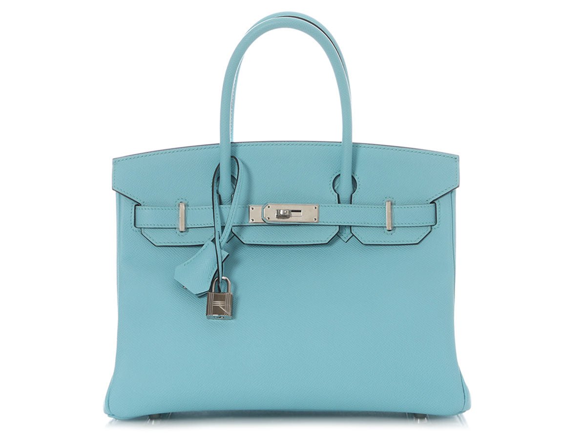 Hermès Bleu Atoll Epsom Birkin 30