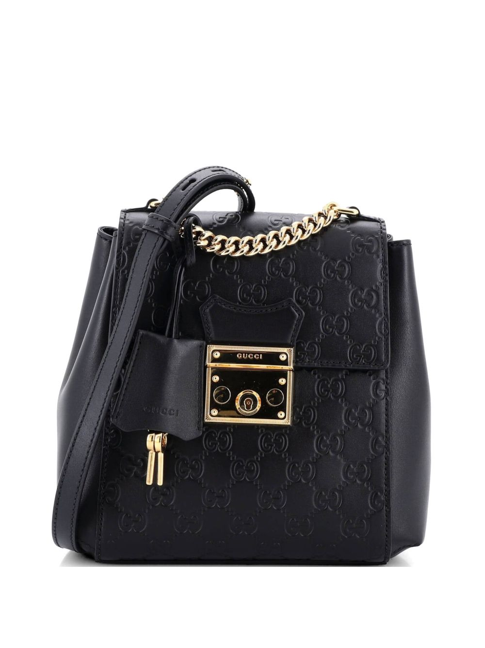 Padlock Guccissima Leather Mini backpack