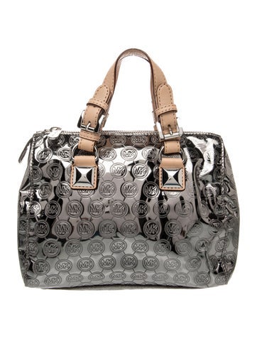 Patent Leather Top Handle Bag