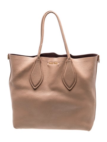 Miu Miu Leather Tote