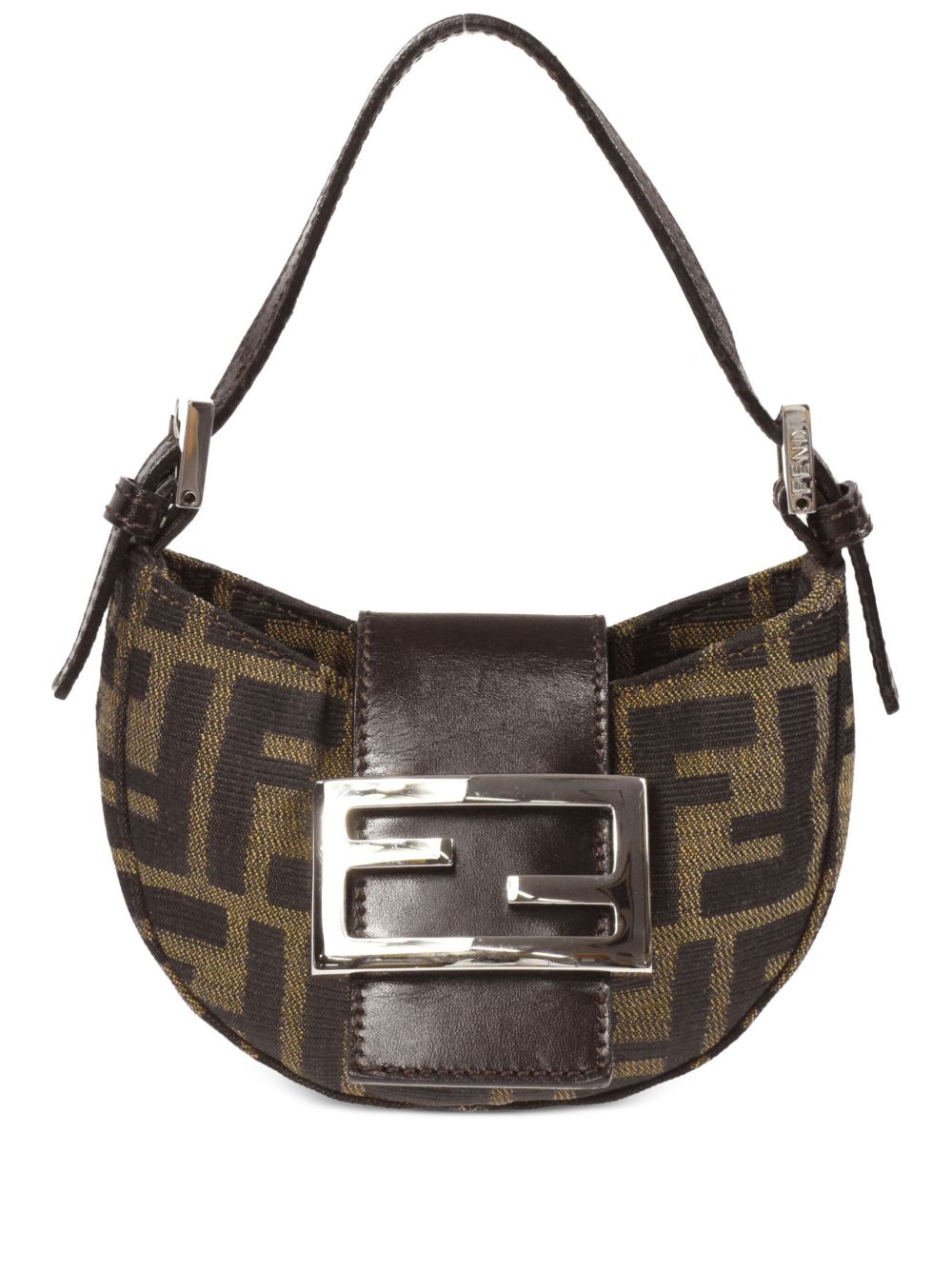 1990-2000 Zucca mini FF plaque handbag