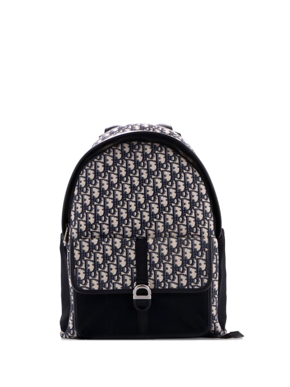 Dior 8 Front Pocket Buckle Oblique Canvas backpack