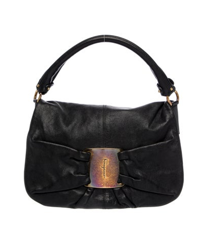 Salvatore Ferragamo Ferragamo Leather Top Handle Bag