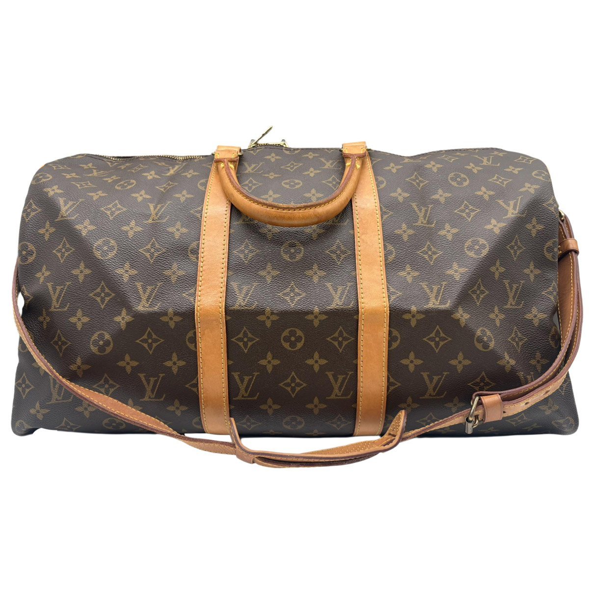 Louis Vuitton Keepall cloth travel bag