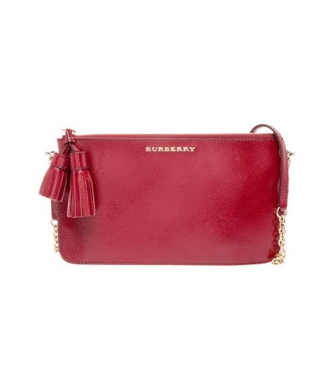 Burberry Patent Leather Crossbody Bag