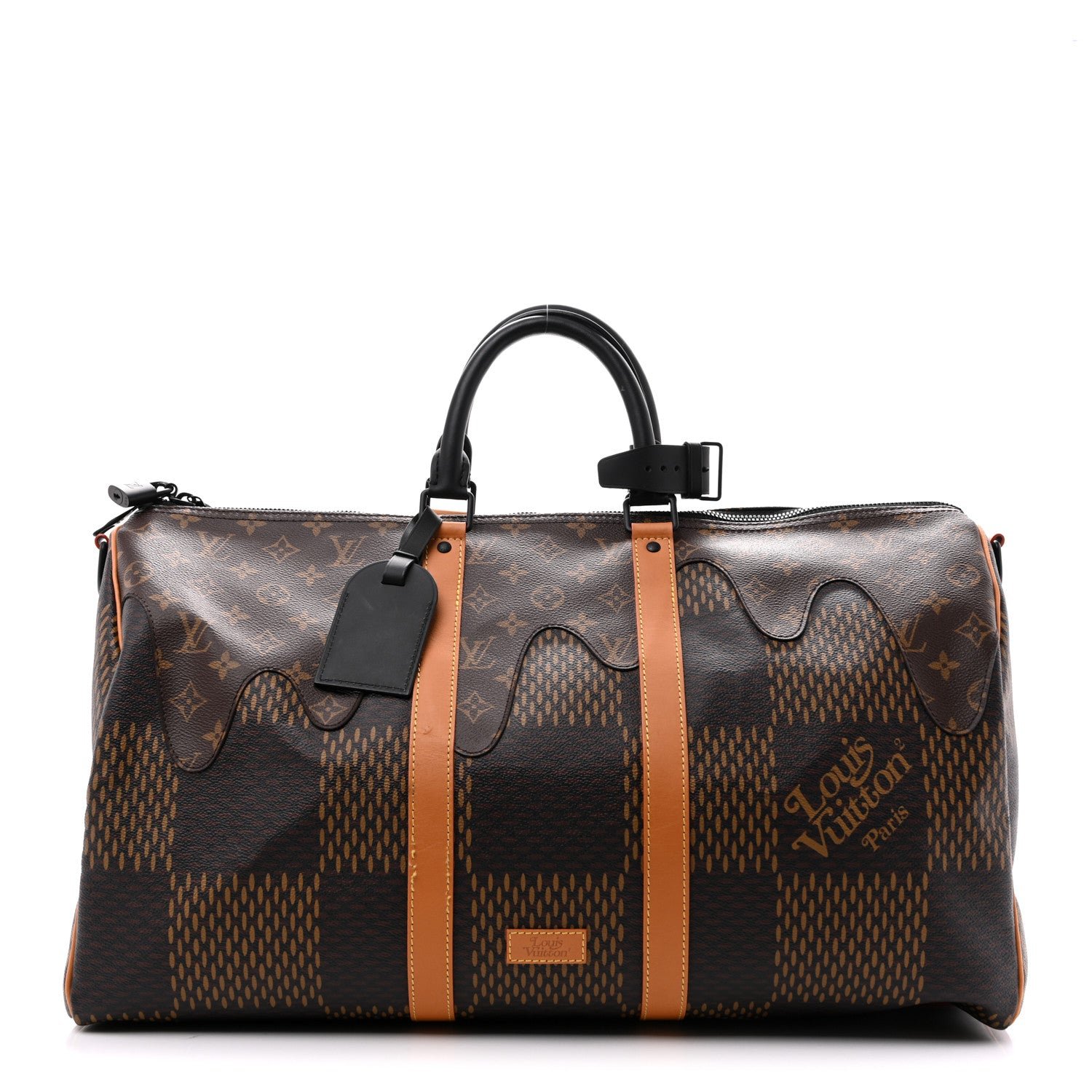 Louis Vuitton X NIGO Giant Damier Ebene Monogram Keepall Bandouliere 50