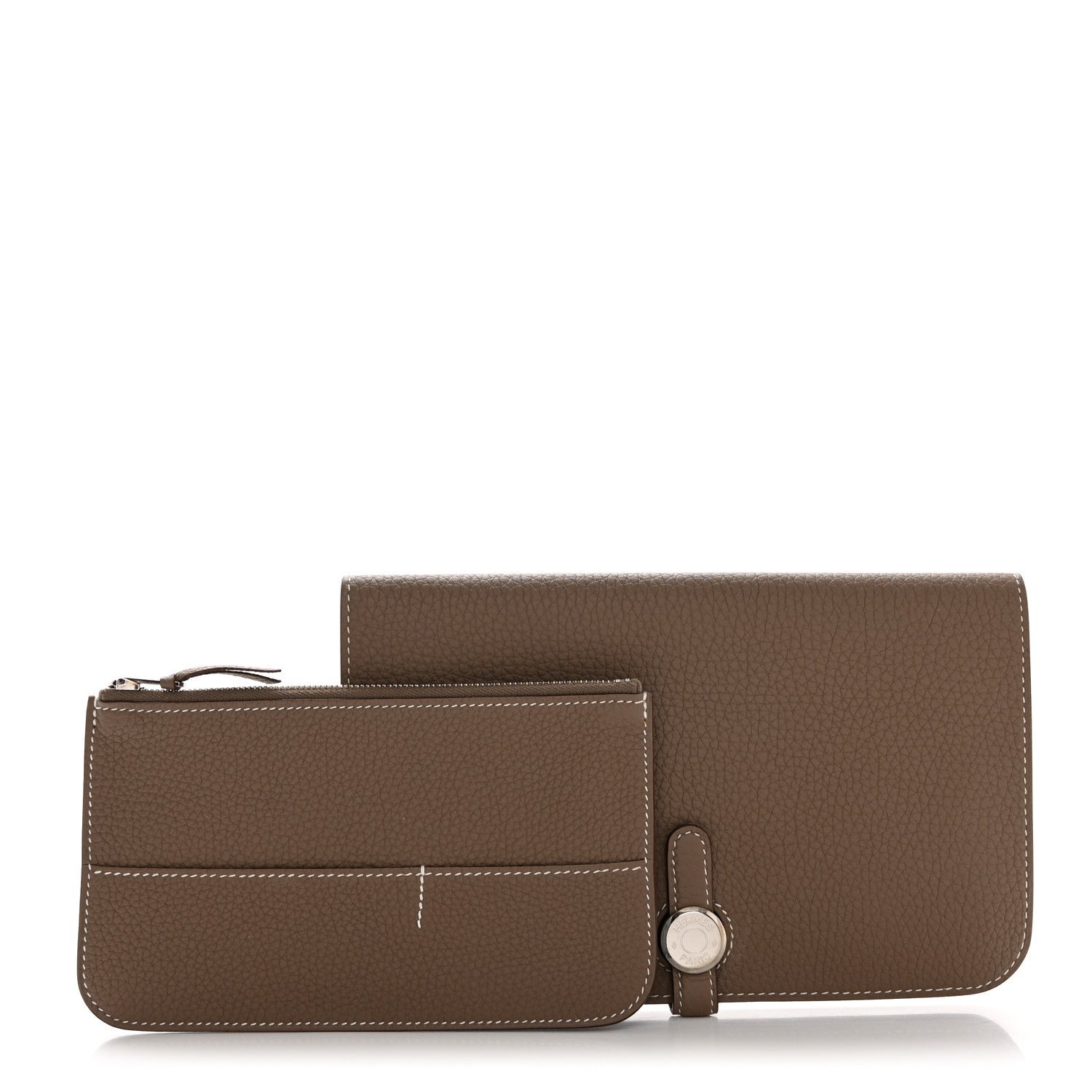 Hermes Togo Dogon Duo Wallet Etoupe