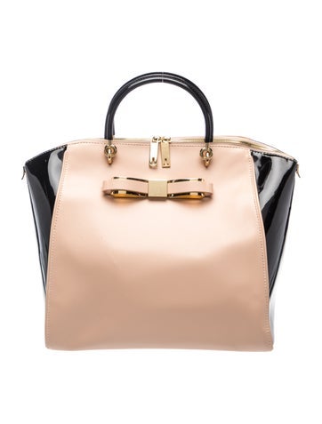 Leather Top Handle Bag