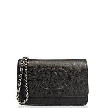 Patent Leather Timeless Wallet On Chain