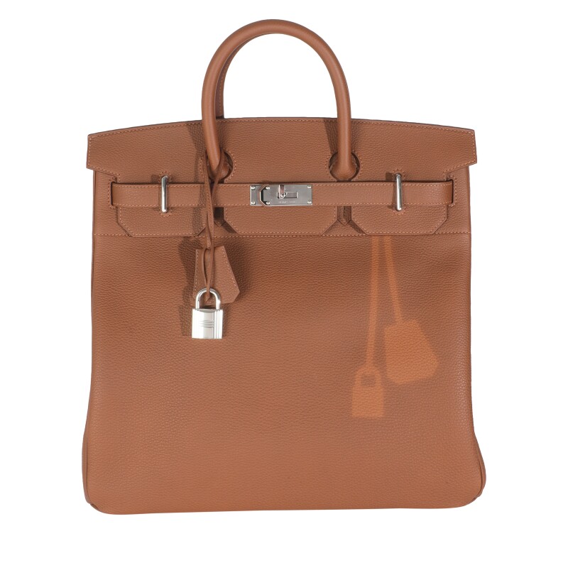 Hermes Gold Togo Coup de Soleil HAC Birkin 40 Palladium Hardware, 2024