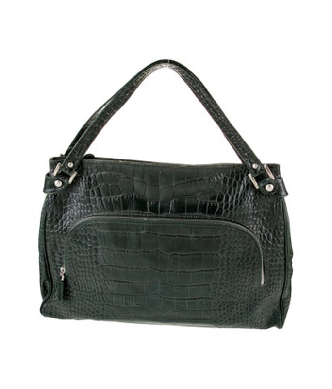 Marni Embossed Leather Messenger Bag