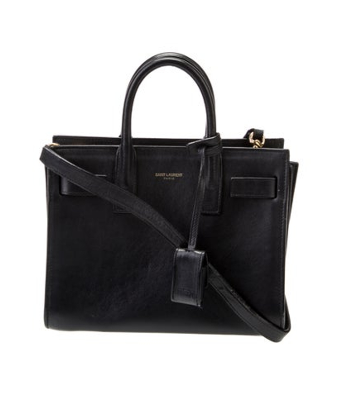 Saint Laurent Laurent Leather Sac De Jour Nano