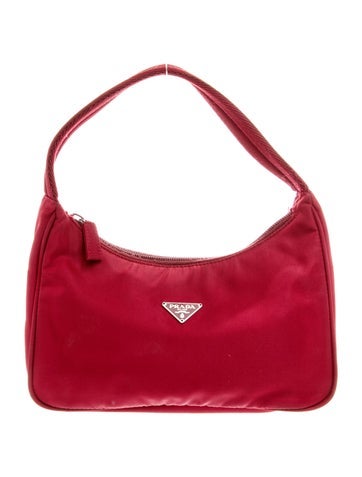 Enameled Metal Triangle Top Handle Bag