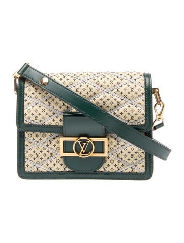 Monogram Denim Malletage Dauphine Mini