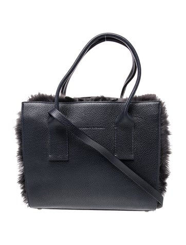 Leather Top Handle Bag