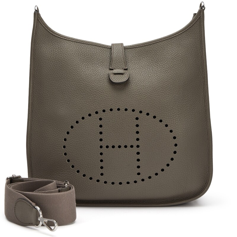 Hermes Etain Clemence Evelyne III 33 Palladium Hardware, 2020