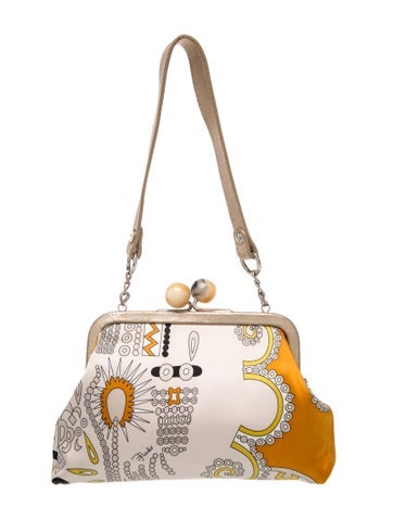 Emilio Pucci Satin Top Handle Bag