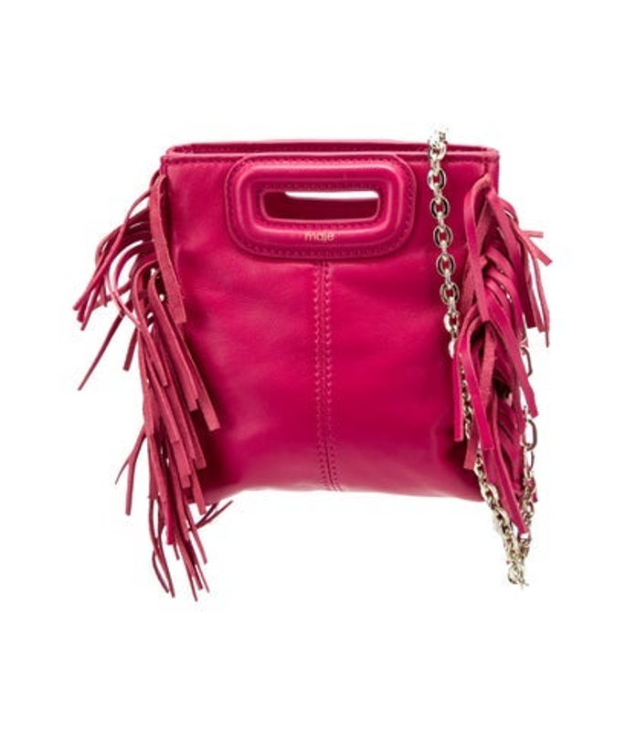 Maje Leather Shoulder Bag