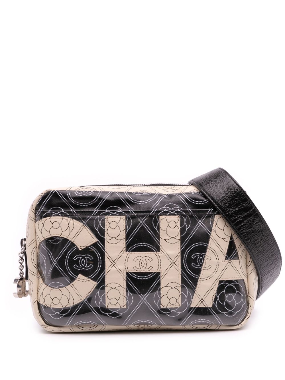 2018 Coated Canvas Camellia Logo Camera Bag crossbody bag
