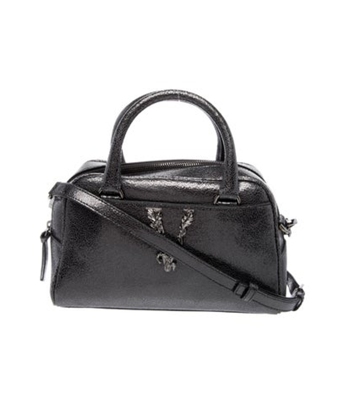 Versace Leather Top Handle Bag