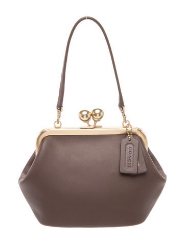 Leather Kisslock Frame Bag 18