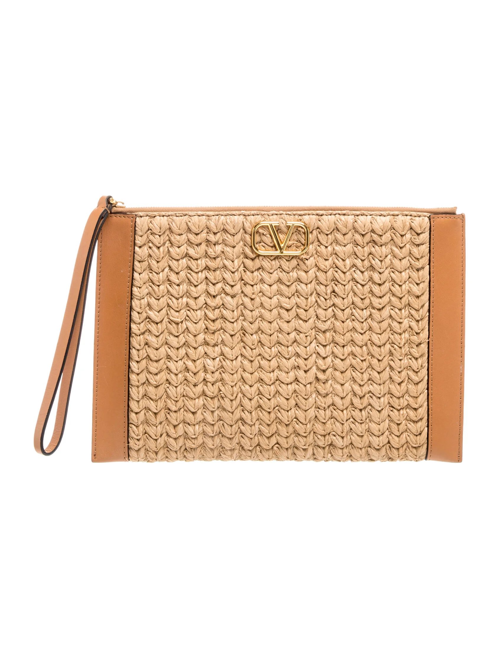 Raffia Clutch
