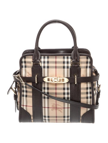Haymarket Check Top Handle Bag