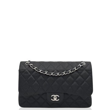 Calfskin Double Flap Jumbo