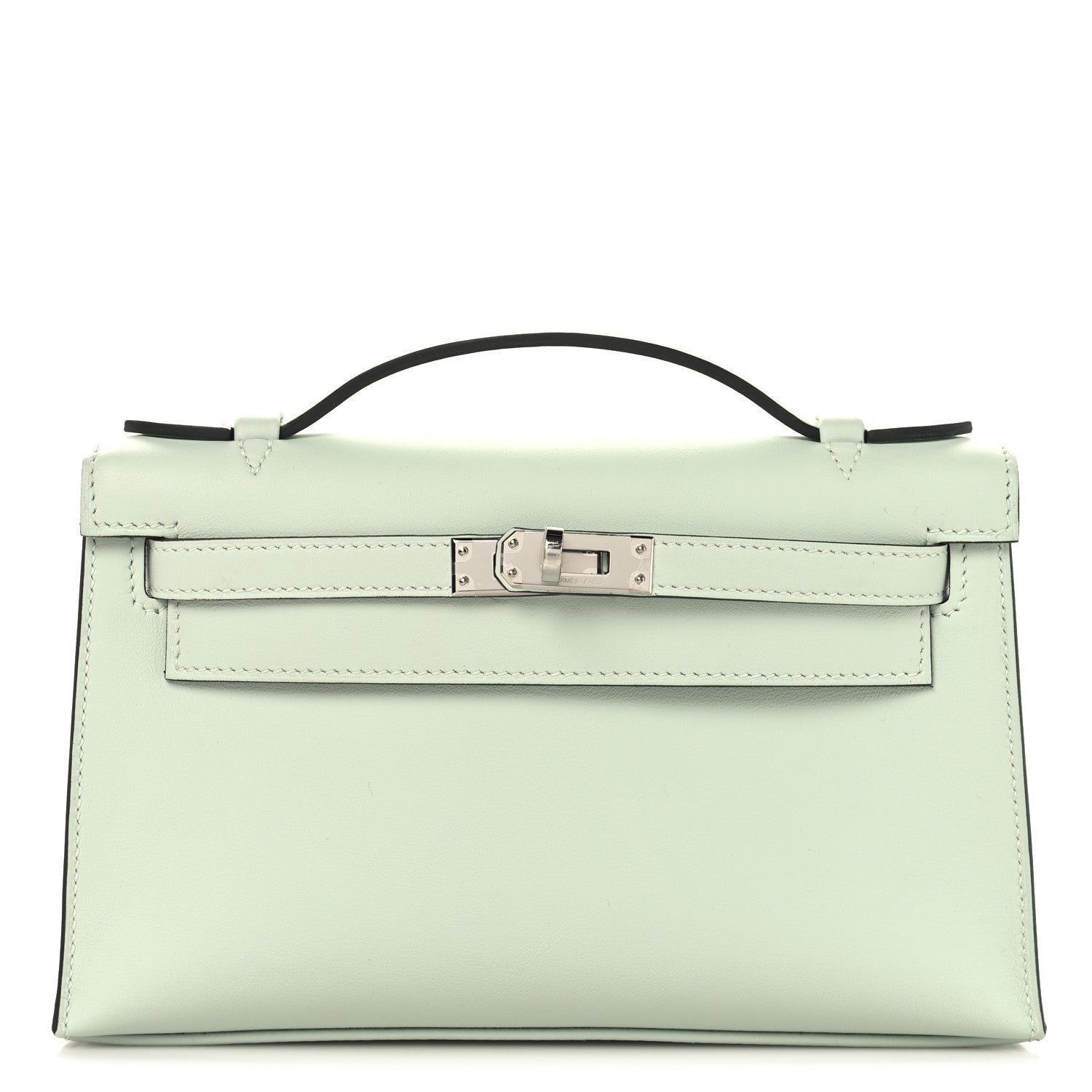 Hermes Swift Kelly Pochette Clutch Vert Peppermint